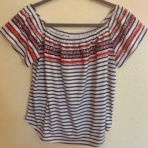 THML  for Anthropologie Striped Shirt Size L